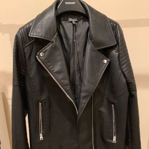 Topshop leather jacket